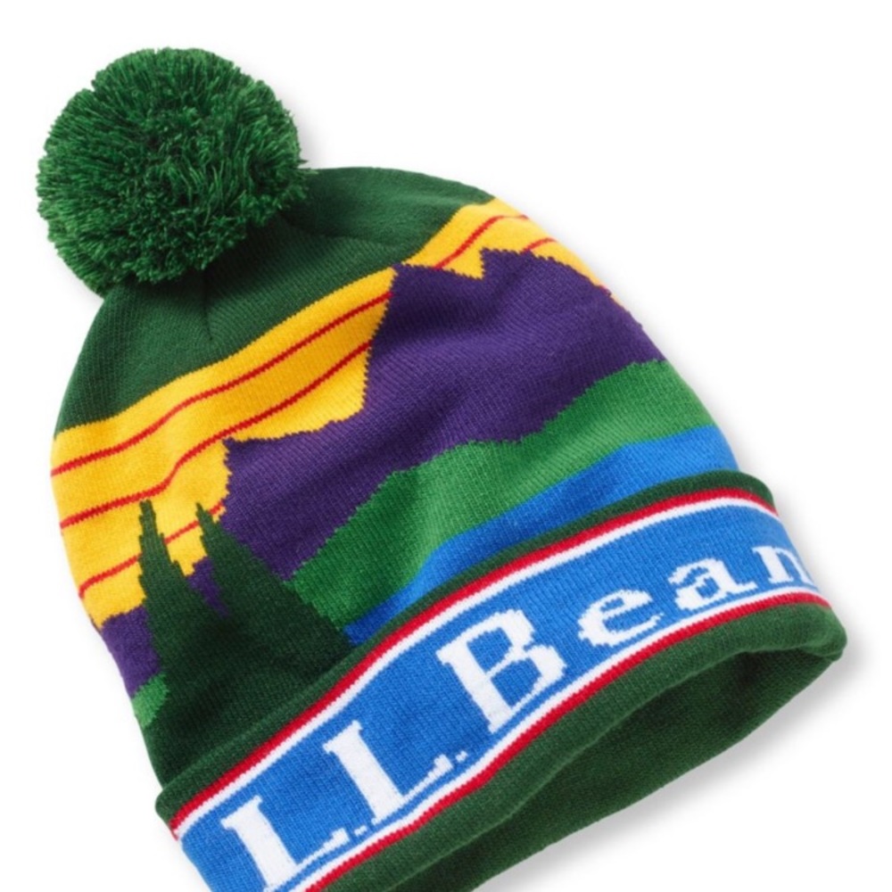 SOLD OUT L.L.Bean Katahdin Pom Hat Green OSFA
